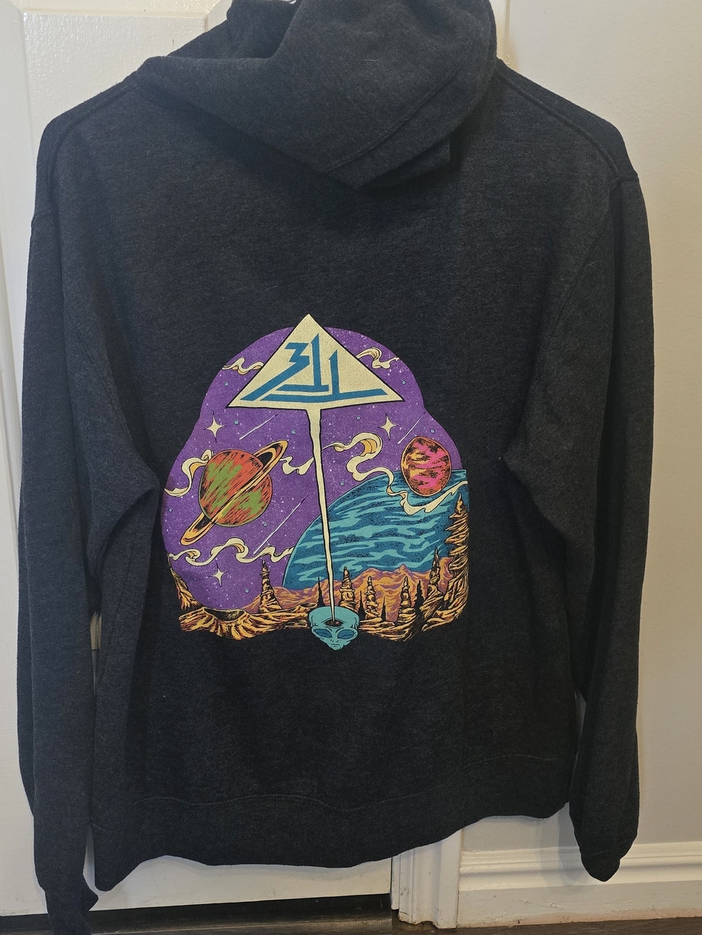 Men's 311 Band Hoodie Sweatshirt - Space Scene Print